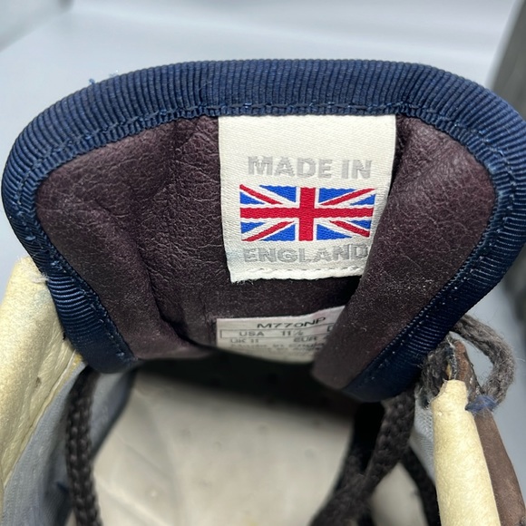 New Balance x Norse Projects “Lucem Hafnia” 770 Sneakers US 11.5M Brown/Navy - Picture 9 of 13